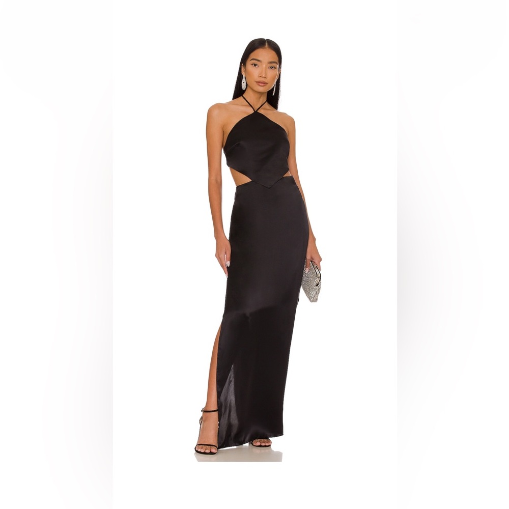 AMANDA UPRICHARD CELOSIA 100% SILK GOWN